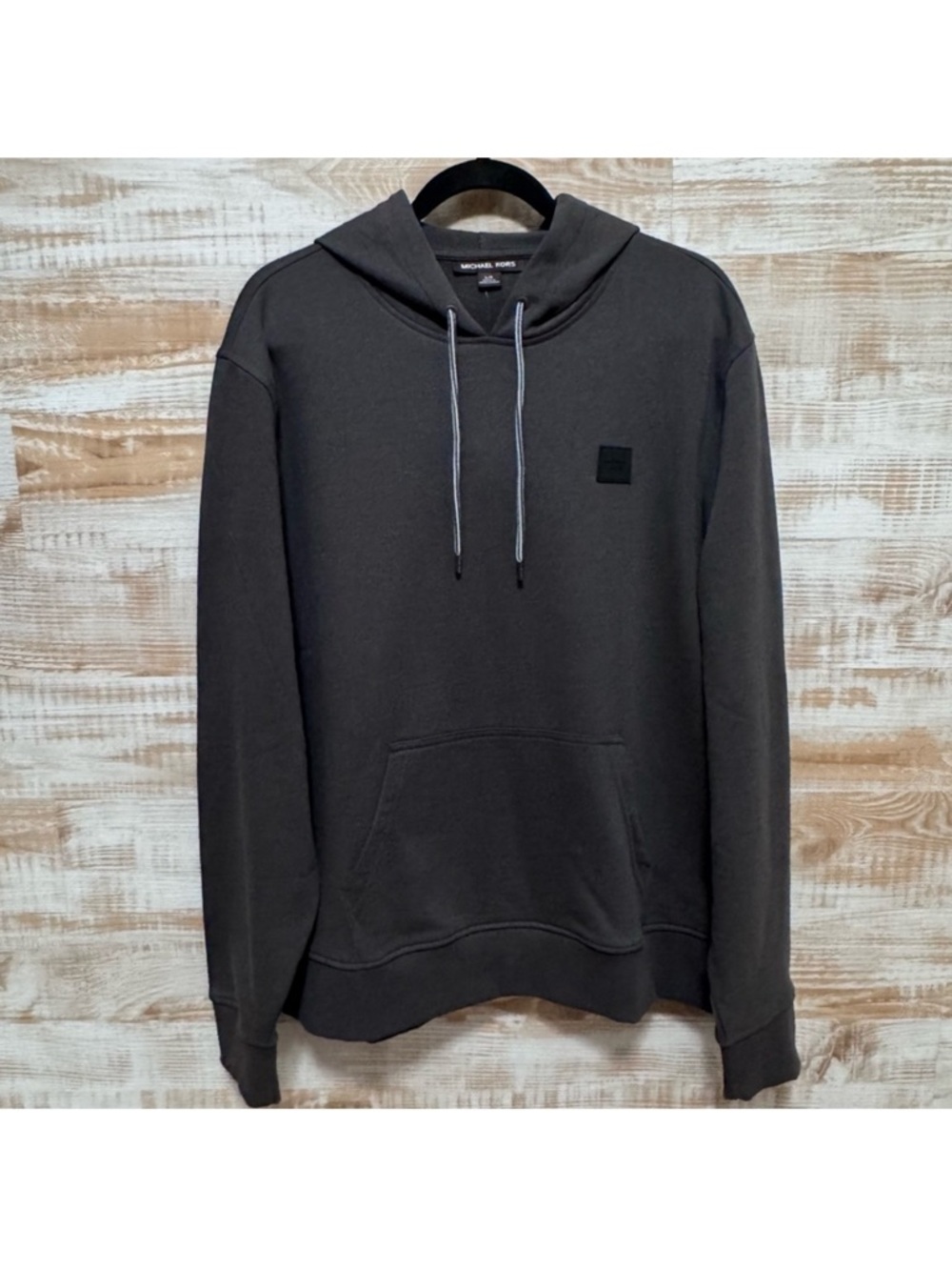 Michael Kors Charcoal Gray Pullover Hoodie in Size Large